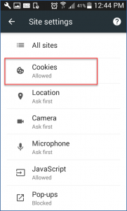 Accepting Cookies in Android 